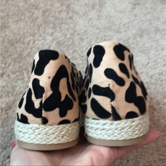 NEW Qupid Leopard Print Espradilles Flats - Picture 6 of 8